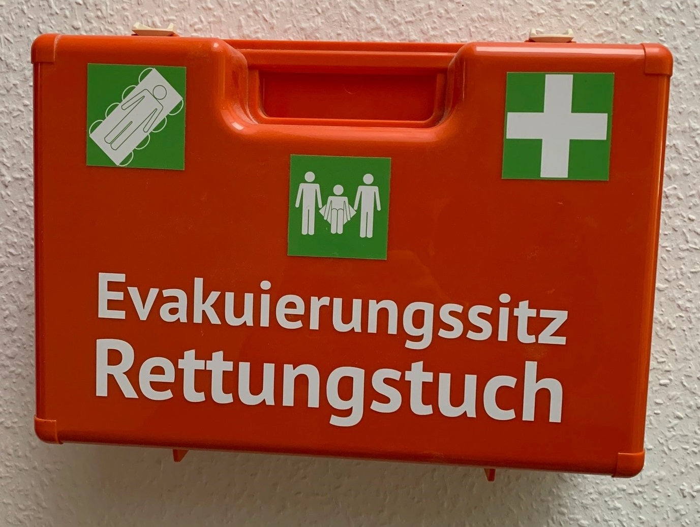 Wandkasten groß, für Rettungs- und Evakuierungstücher